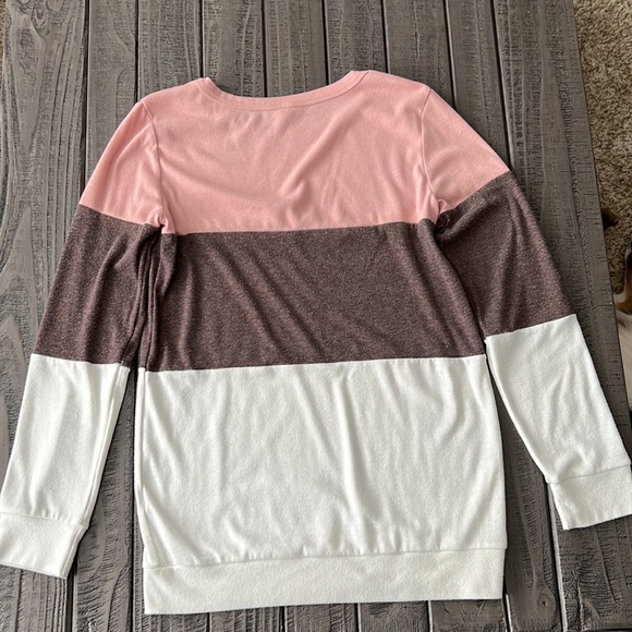 Long sleeved striped lightweight sweatshirt - Picture 3 of 3